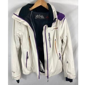 Eider Shawnee White Ski Snowboard Coat Size 38 / Small